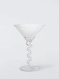 John Lewis Spiral Stem Cocktail Glass, Set of 2, 160ml, White - McGrocer