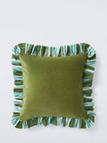 John Lewis Striped Frill Cushion