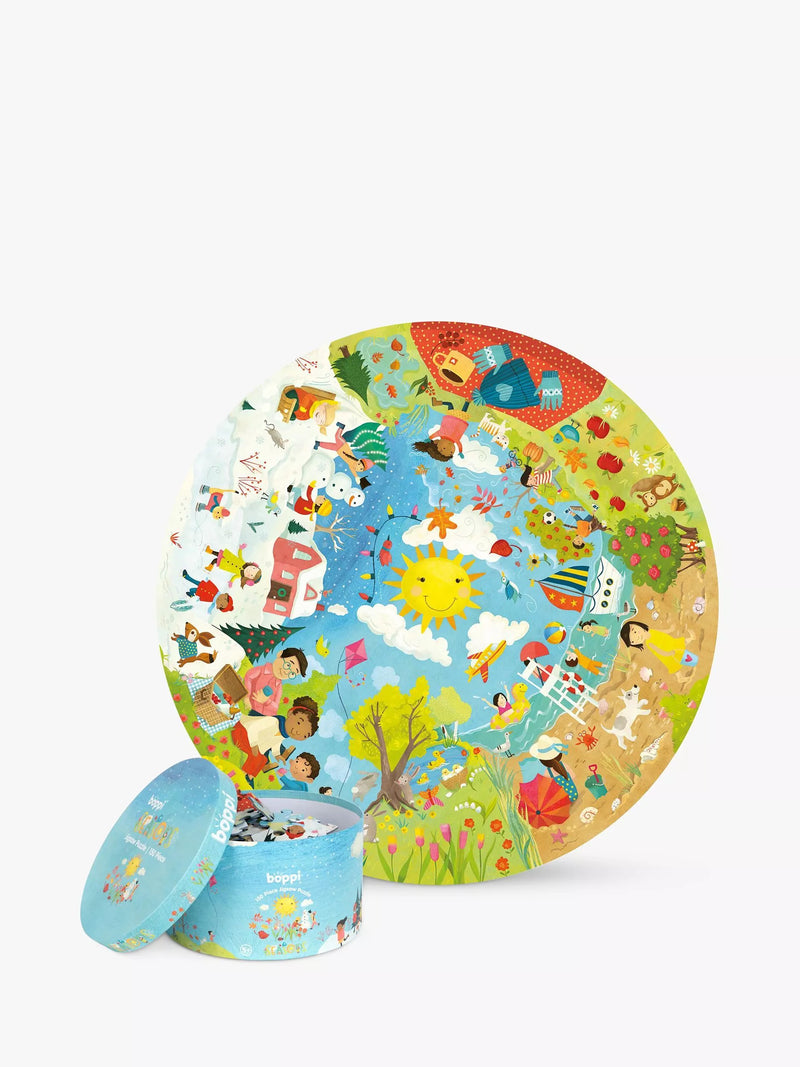 boppi Seasons Round Puzzle 150 Pieces - British product