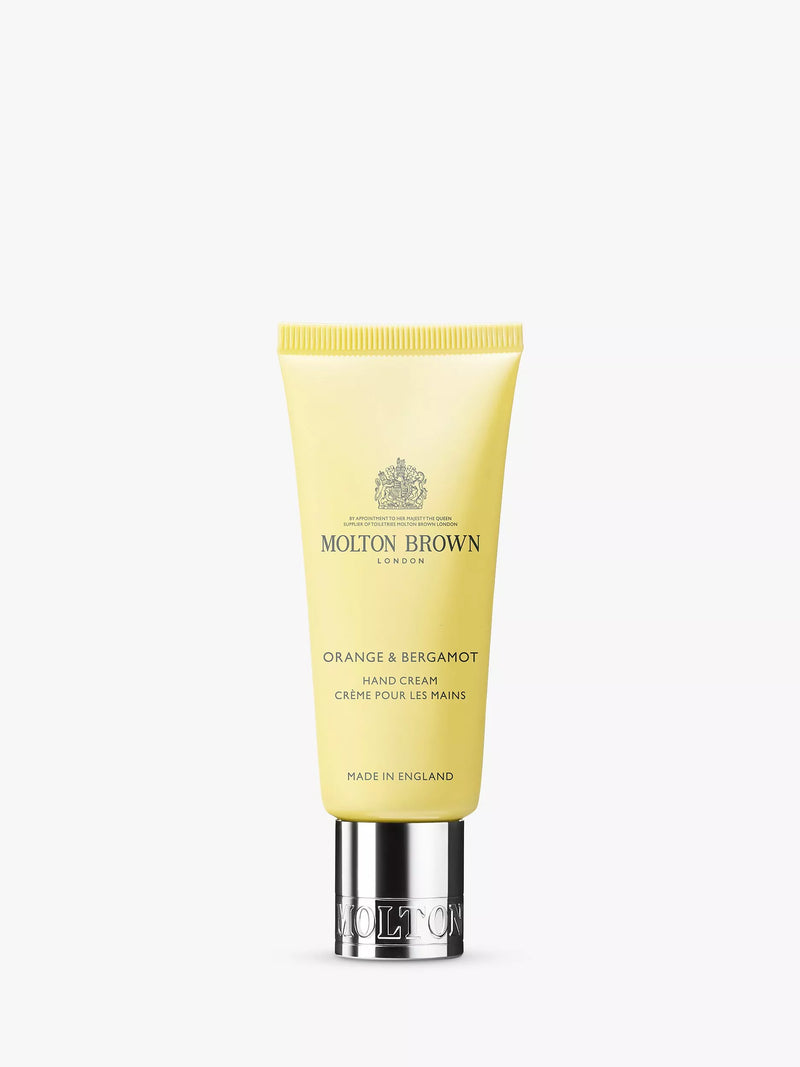 Molton Brown hand cream Orange & Bergamot 40ml, imported from the UK