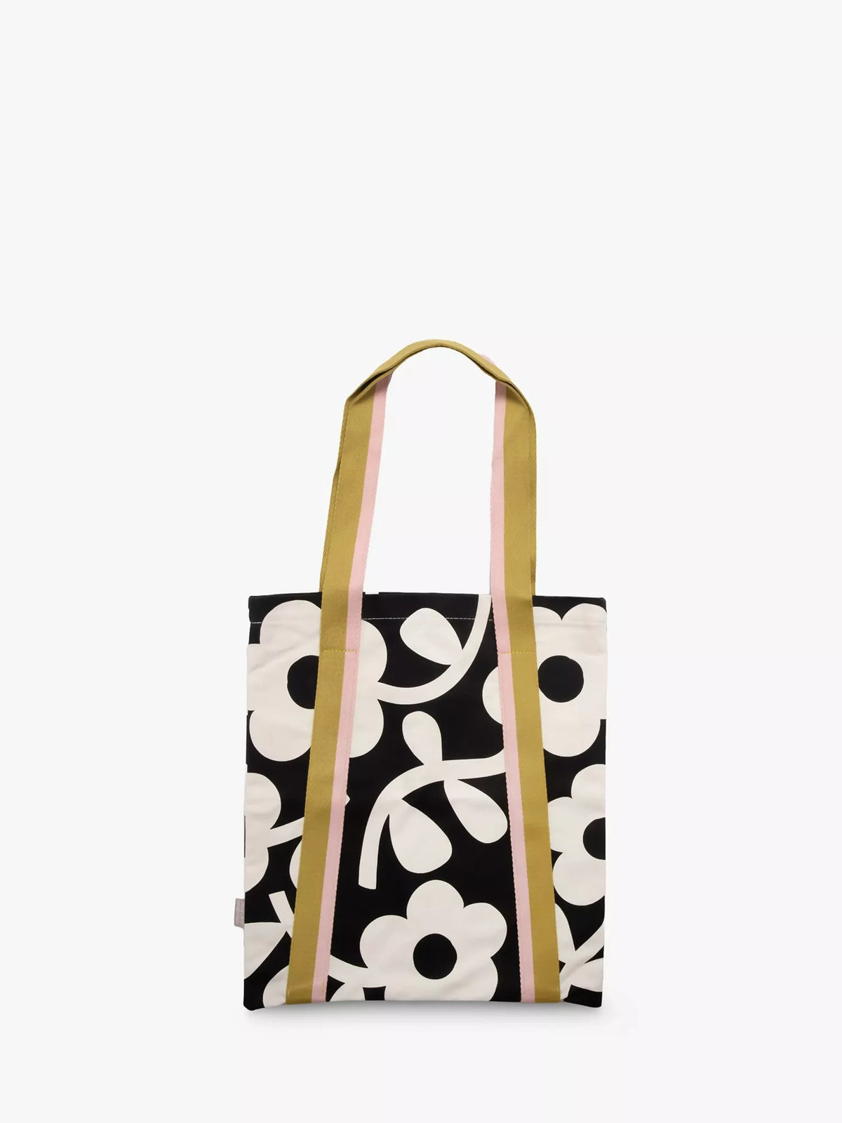 Caroline Gardner book bag in charcoal with contrasting strap - British product