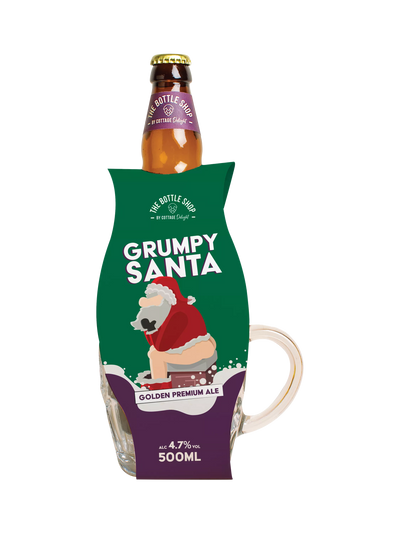 Golden Premium Ale with Retro Glass Tankard, 500ml