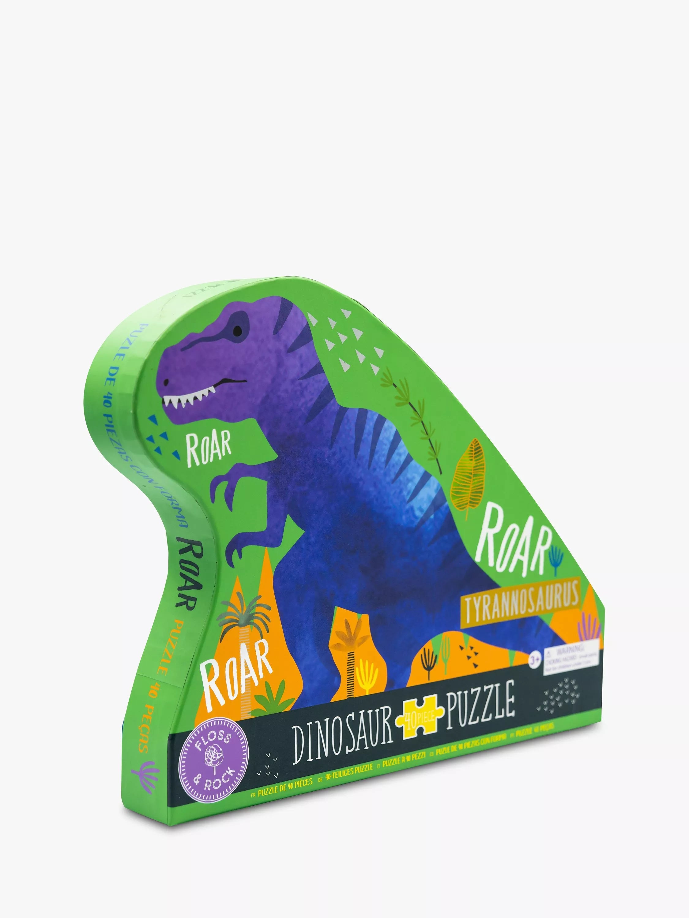 Floss & Rock ROARsome T-rex jigsaw puzzle 40 piece - British product