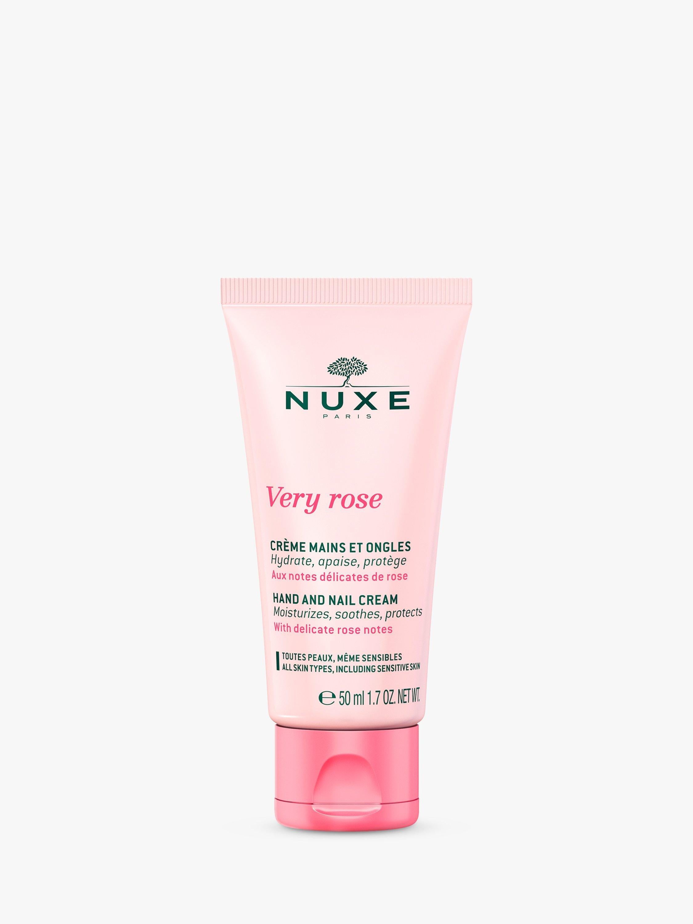 NUXE Very Rose Hand & Nail Cream 50ml, imported from the UK
