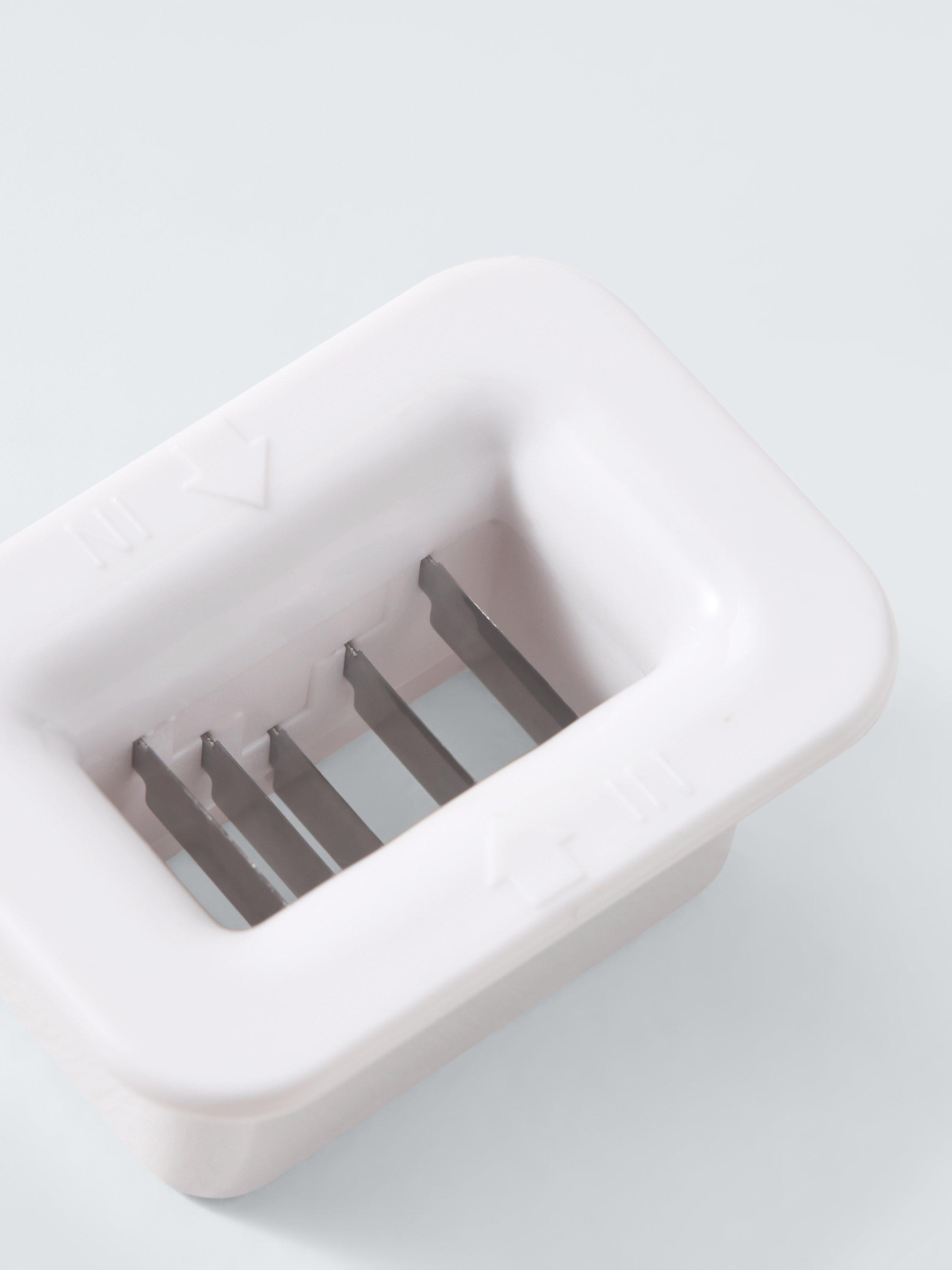 John Lewis bean slicer with five stainless steel blades for beans, UK version