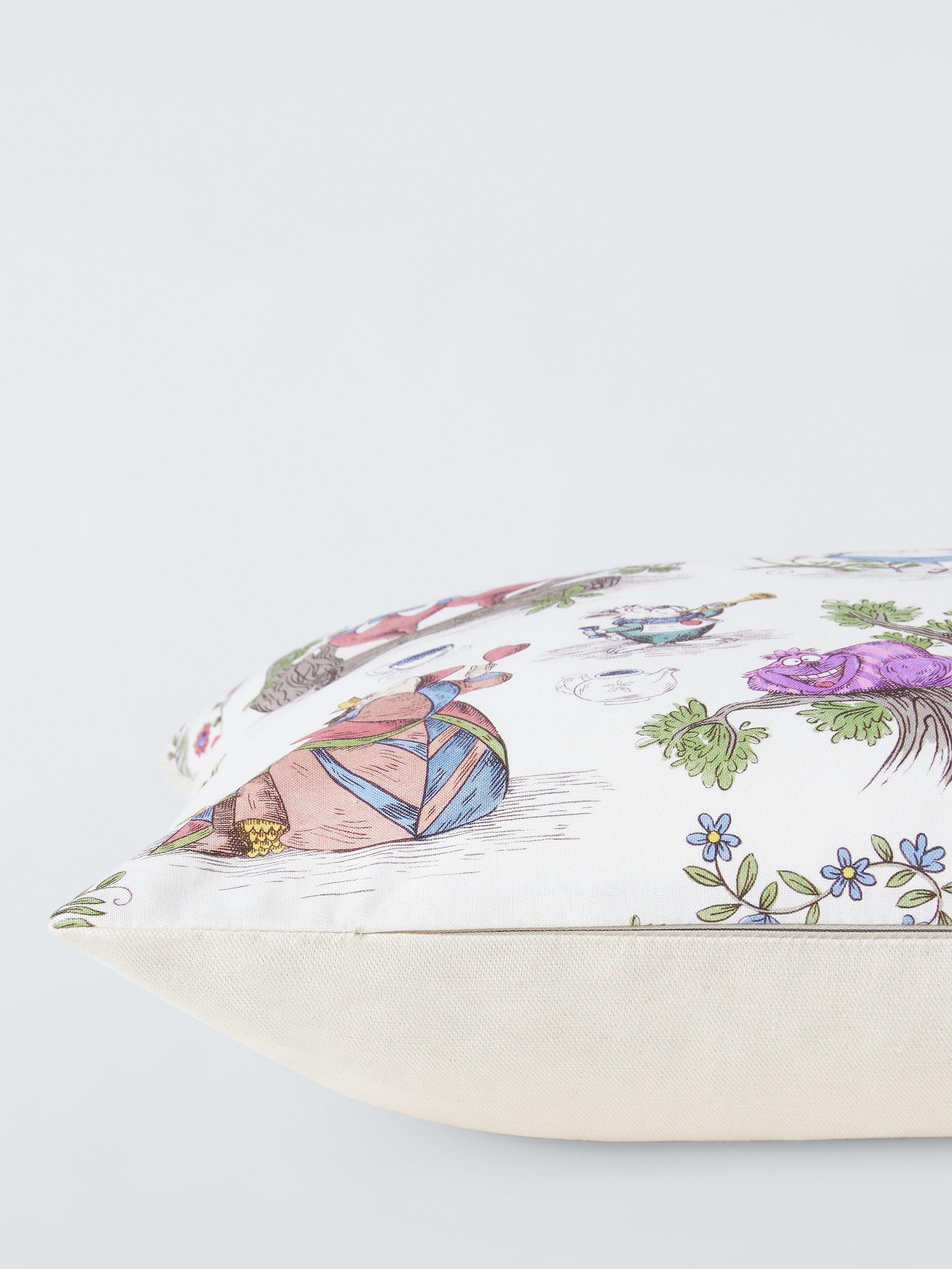 Disney Home x Sanderson Alice in Wonderland multi cushion - British product