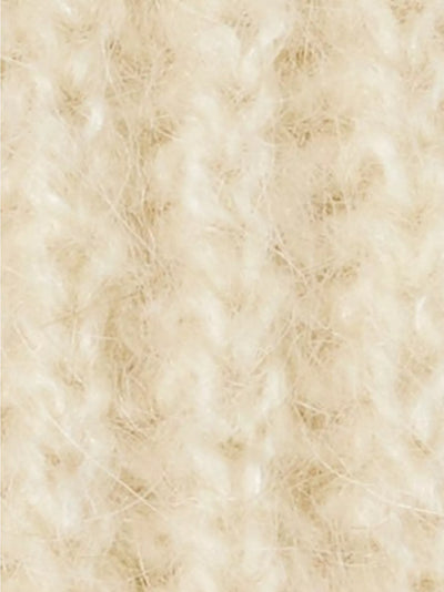 John Lewis Alpaca Wool Blend Fluffy Rib Knit Beanie Hat