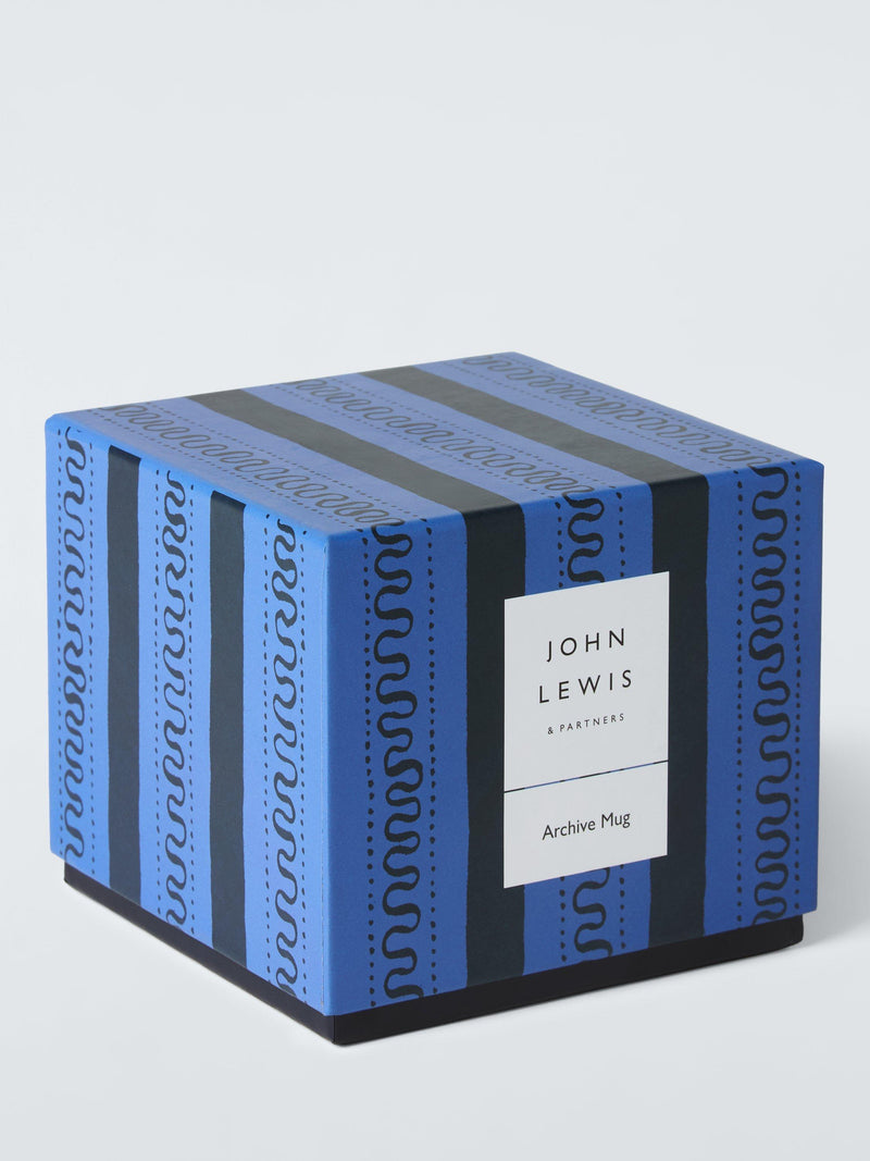 John Lewis Archive Dog Mug, 450ml, Multi