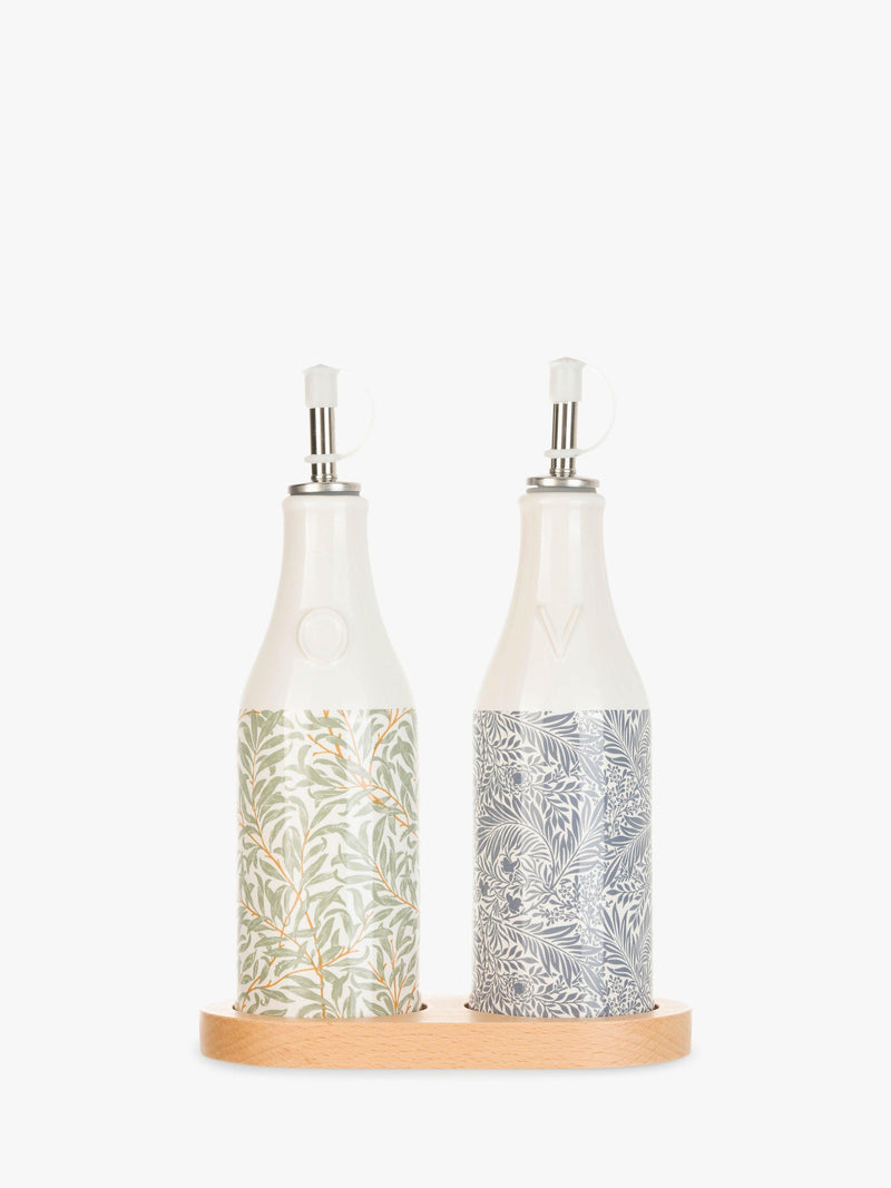 William Morris Larkspur & Willow oil and vinegar set (British brand)