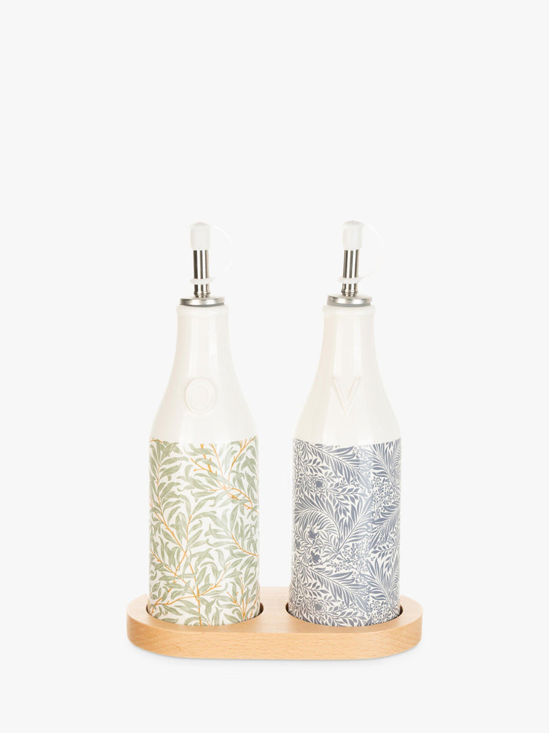 William Morris Larkspur & Willow oil and vinegar set (British brand)