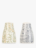 Salt and pepper set with William Morris print and wooden base (British brand)