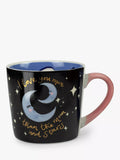 Eleanor Bowmer Moon and Stars bone china mug 300ml - British product