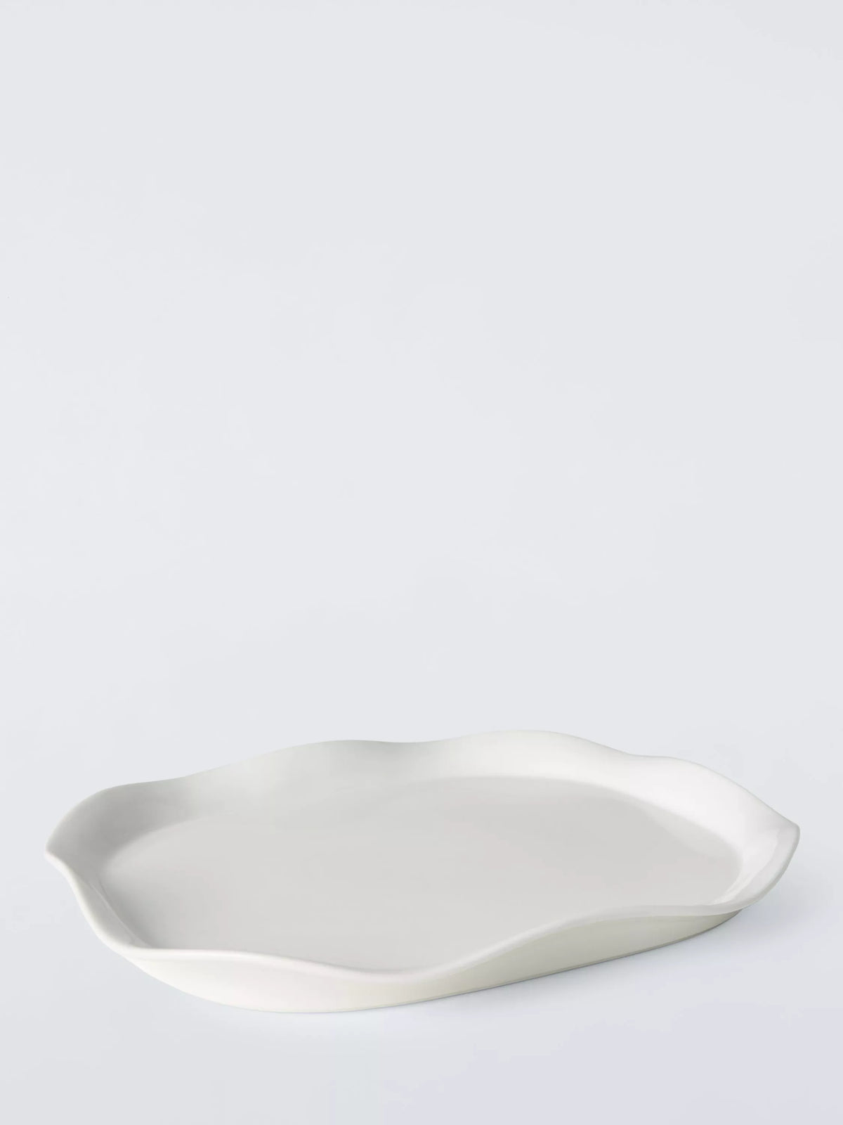 John Lewis Collagerie fine china tray in white, UK version