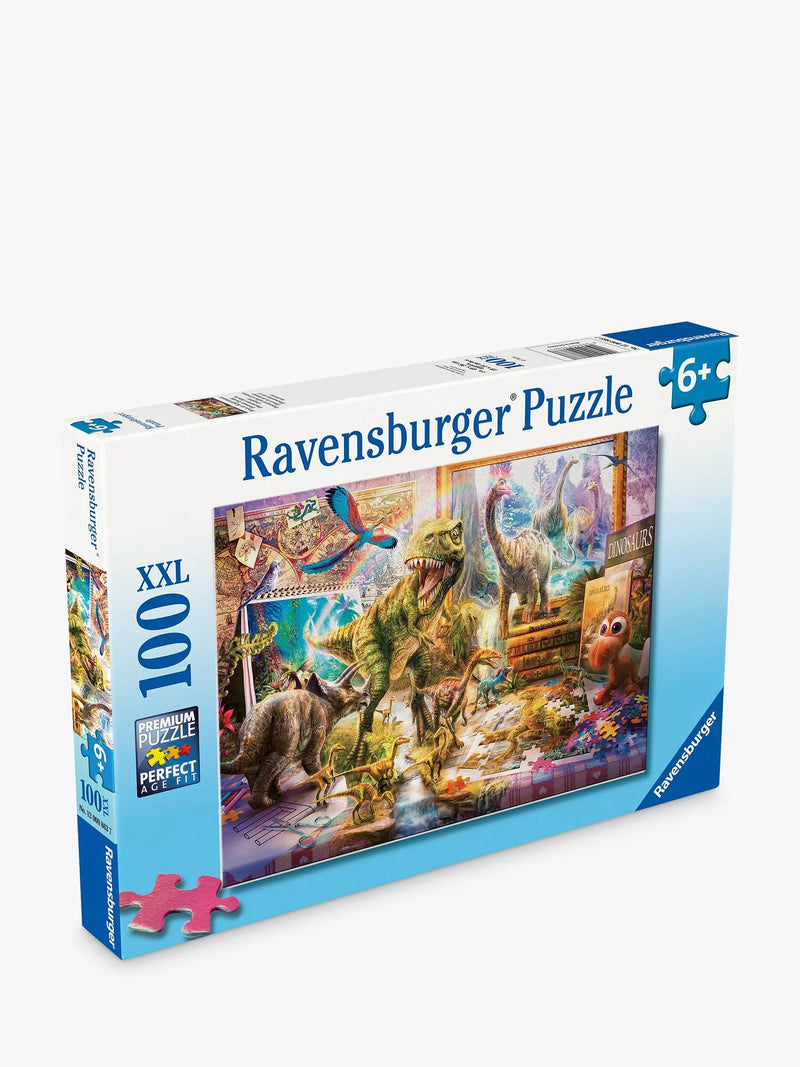 Ravensburger XXL dinosaur puzzle with 100 large pieces, imported from the UK