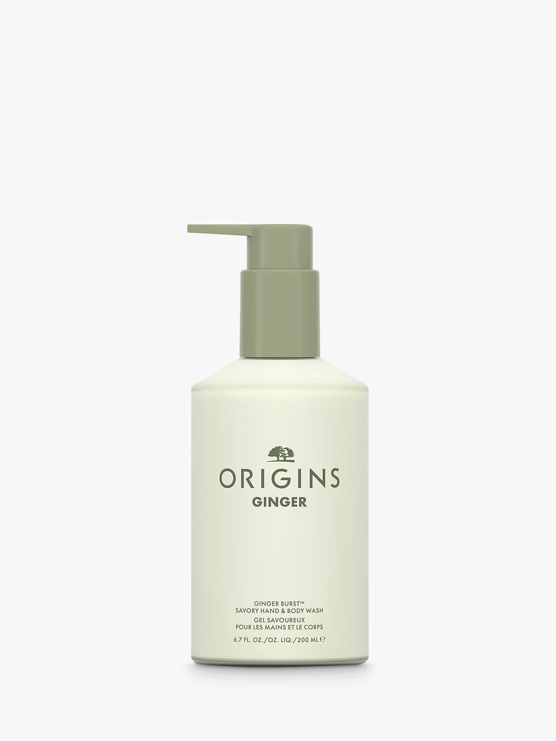 Origins ginger burst savory hand and body wash 200ml, imported from the UK