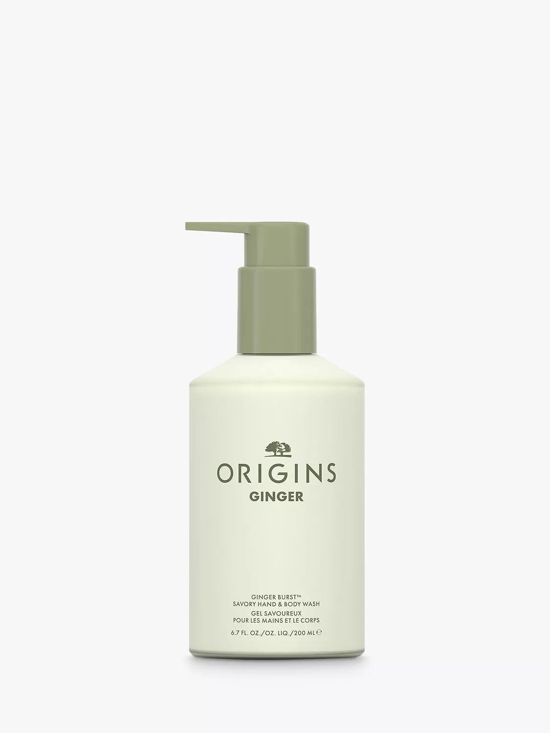 Origins ginger burst savory hand and body wash 200ml, imported from the UK