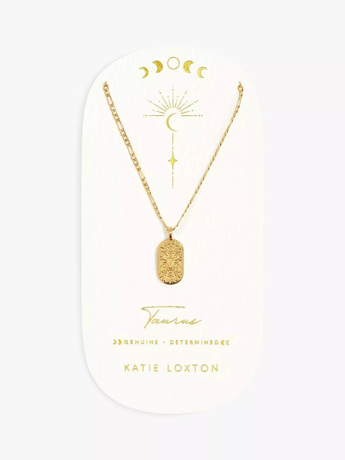Katie Loxton Waterproof Zodiac Necklace, Gold - McGrocer