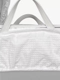 Shnuggle Moses Basket, Stand, and Waffle Hood Bundle, Grey - McGrocer