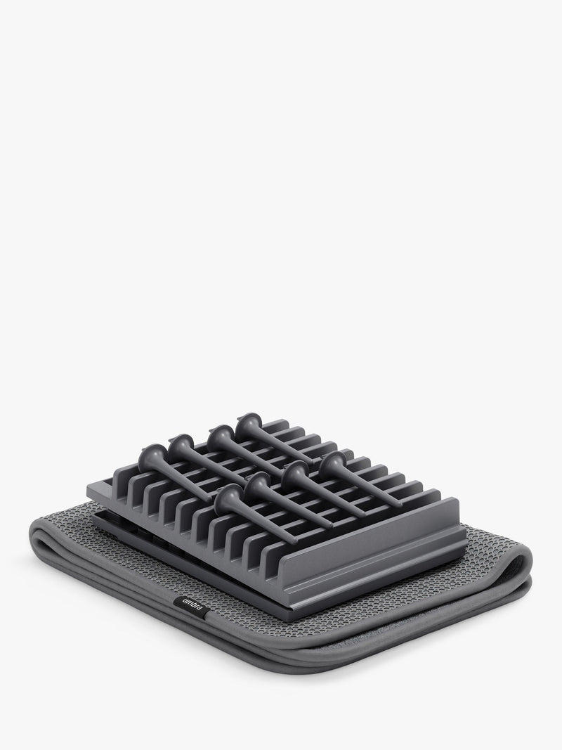 Umbra UDry peg drying rack with mat in charcoal (British brand)