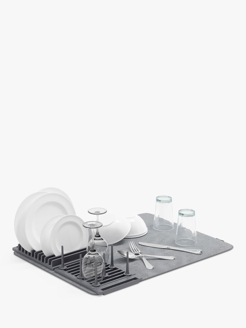 Umbra UDry peg drying rack with mat in charcoal (British brand)