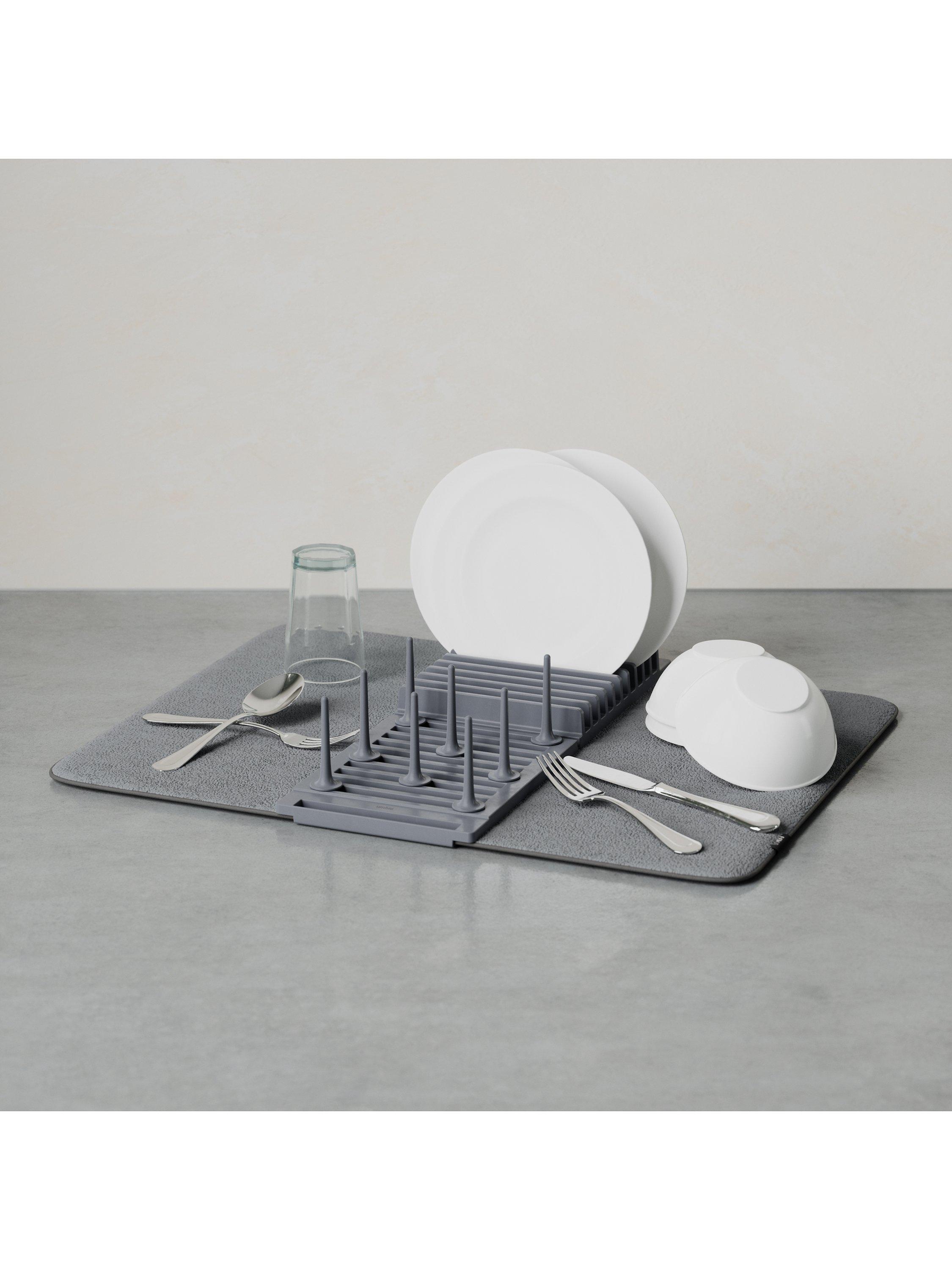 Umbra UDry peg drying rack with mat in charcoal (British brand)