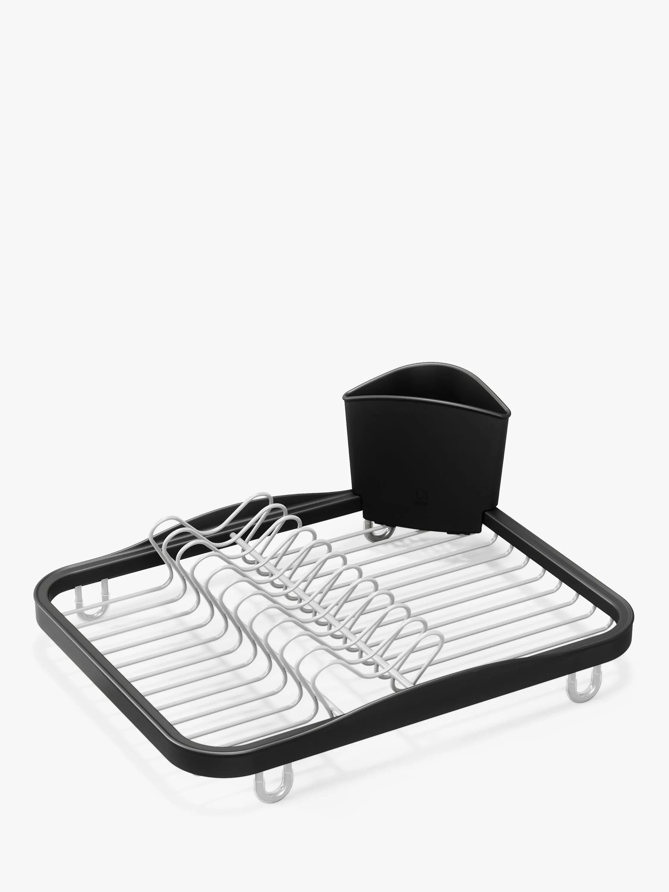 Umbra in-sink dish drying rack with nickel finish, 36 by 28 by 14 centimeters (British brand)