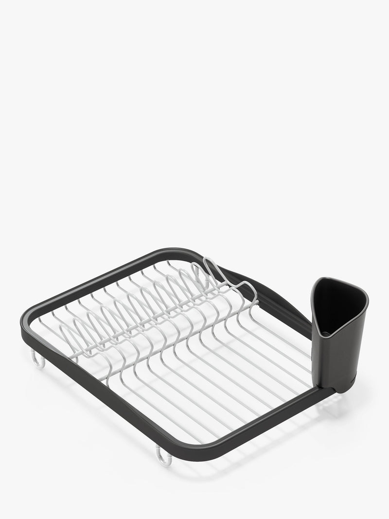 Umbra in-sink dish drying rack with nickel finish, 36 by 28 by 14 centimeters (British brand)
