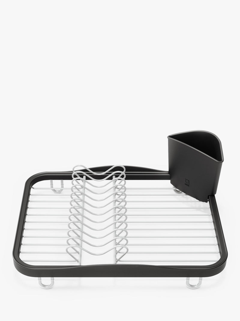 Umbra in-sink dish drying rack with nickel finish, 36 by 28 by 14 centimeters (British brand)
