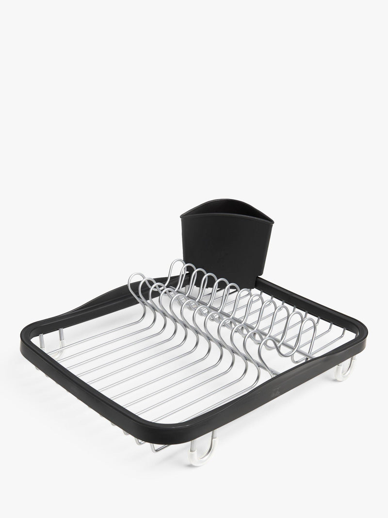Umbra in-sink dish drying rack with nickel finish, 36 by 28 by 14 centimeters (British brand)