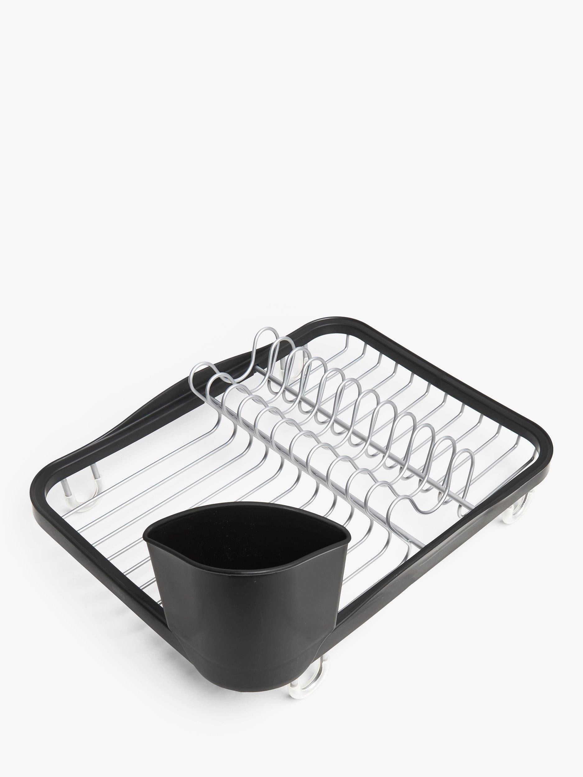 Umbra in-sink dish drying rack with nickel finish, 36 by 28 by 14 centimeters (British brand)