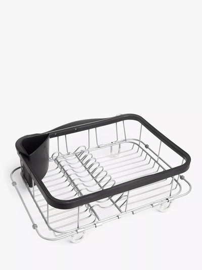 In-Sink Dish Drying Rack with Coated Metal Wire and Polypropylene Construction