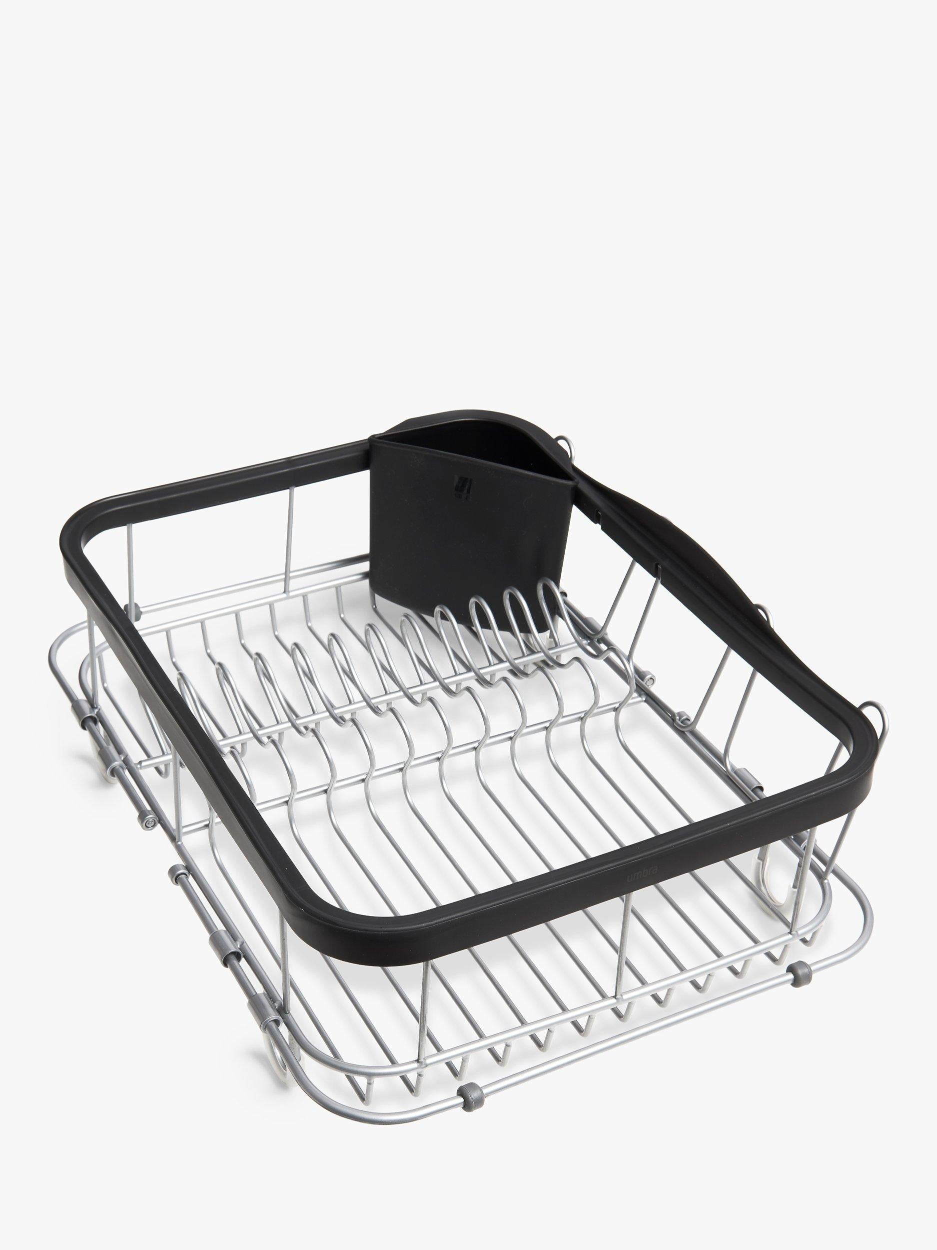 Umbra Sinkin in-sink dish drying rack with eco-friendly finish (British brand)