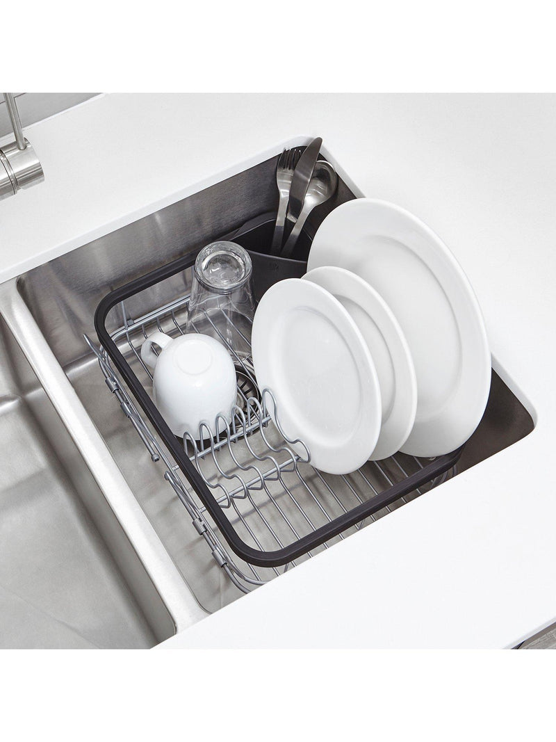 Umbra Sinkin in-sink dish drying rack with eco-friendly finish (British brand)