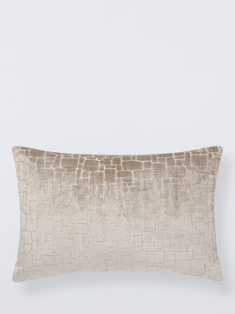 John Lewis velvet cushion irregular blocks, UK version