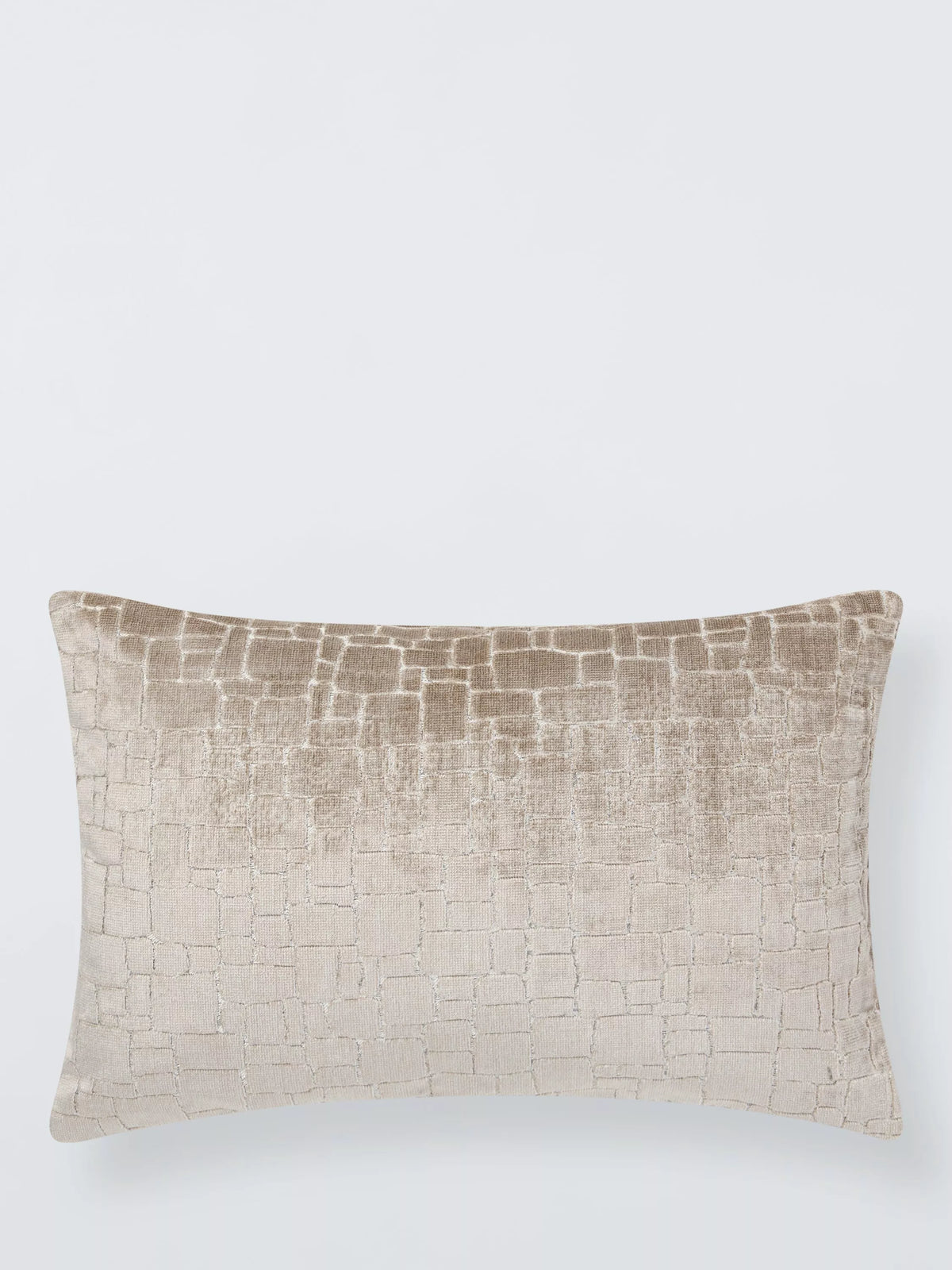 John Lewis velvet cushion irregular blocks, UK version