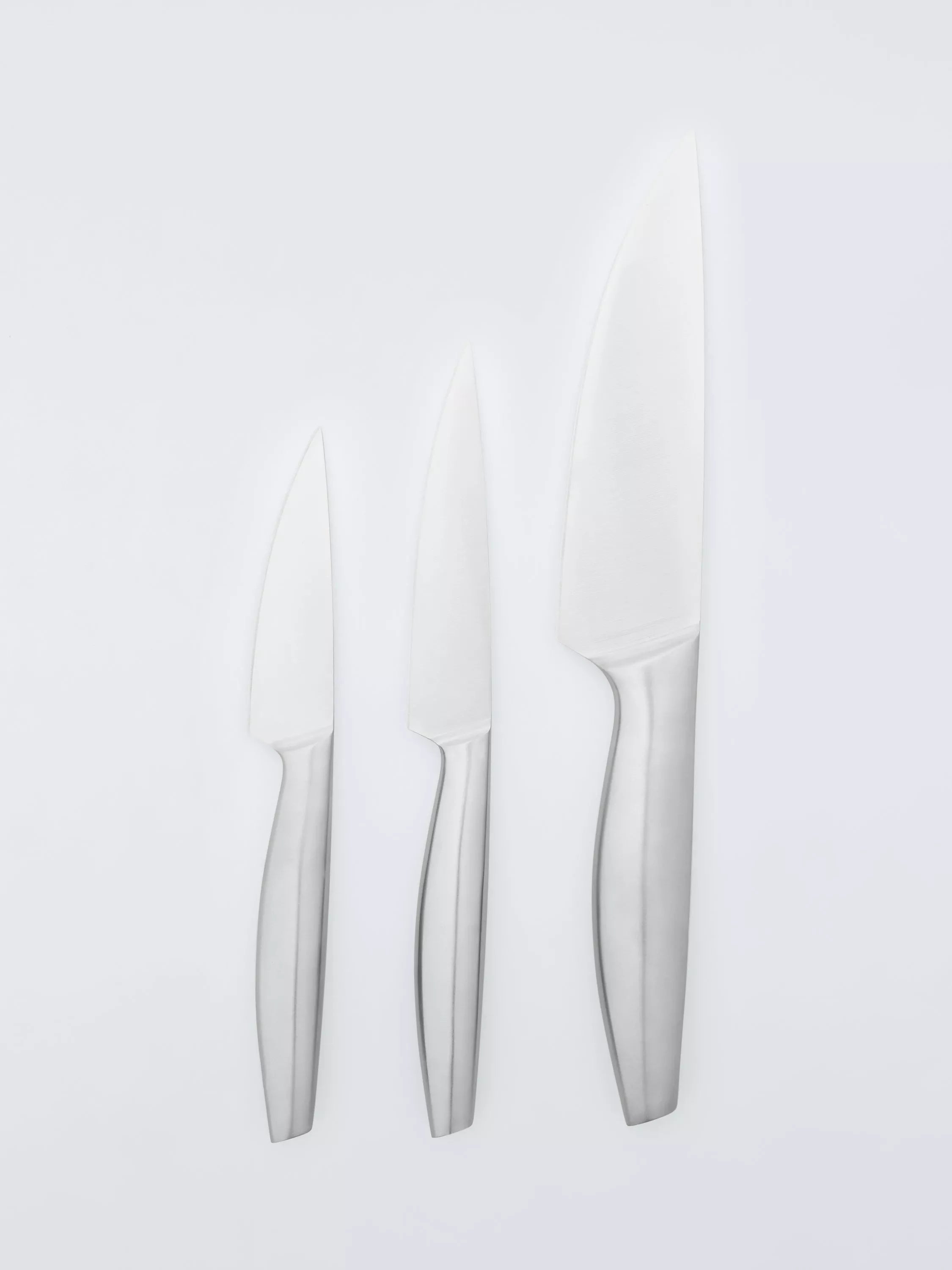 John Lewis ANYDAY Stainless Steel Kitchen Knife Set 3 Piece, UK version
