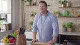 Jamie Oliver Tefal stainless steel kitchen knife set 4 piece, UK version