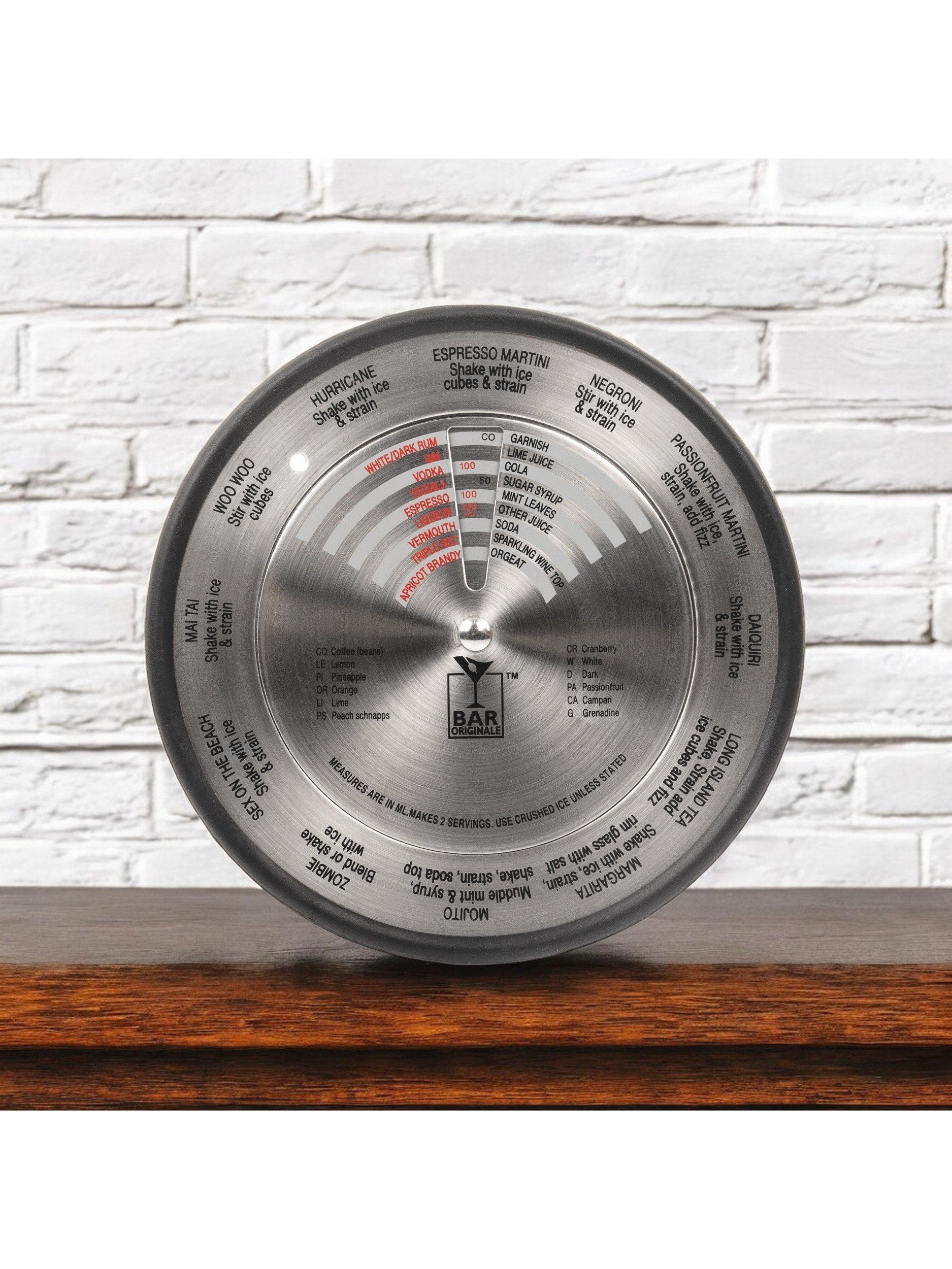 Bar Bespoke cocktail compass with recipes - British product