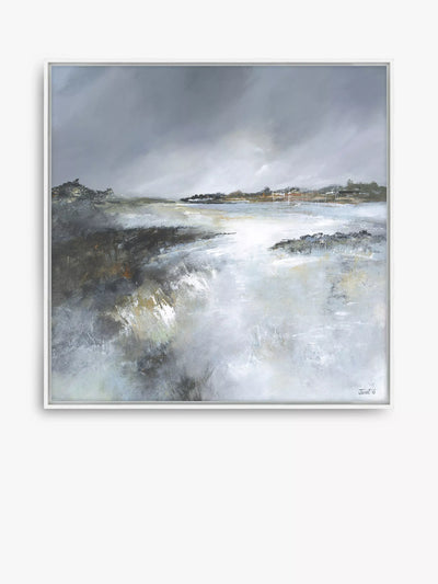 John Lewis Janet Gammans 'Reflecting Sky' Framed Canvas Print, Multi, 84 x 84cm