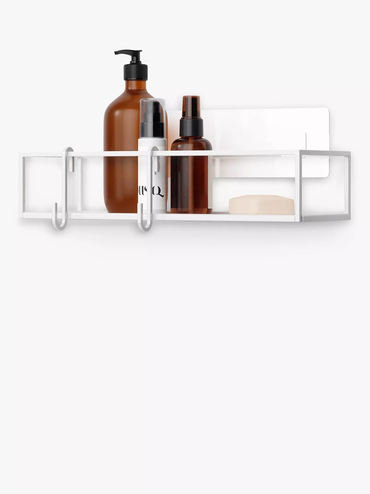 Umbra white shower storage caddies, pack of 2 (British brand)