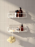 Umbra white shower storage caddies, pack of 2 (British brand)