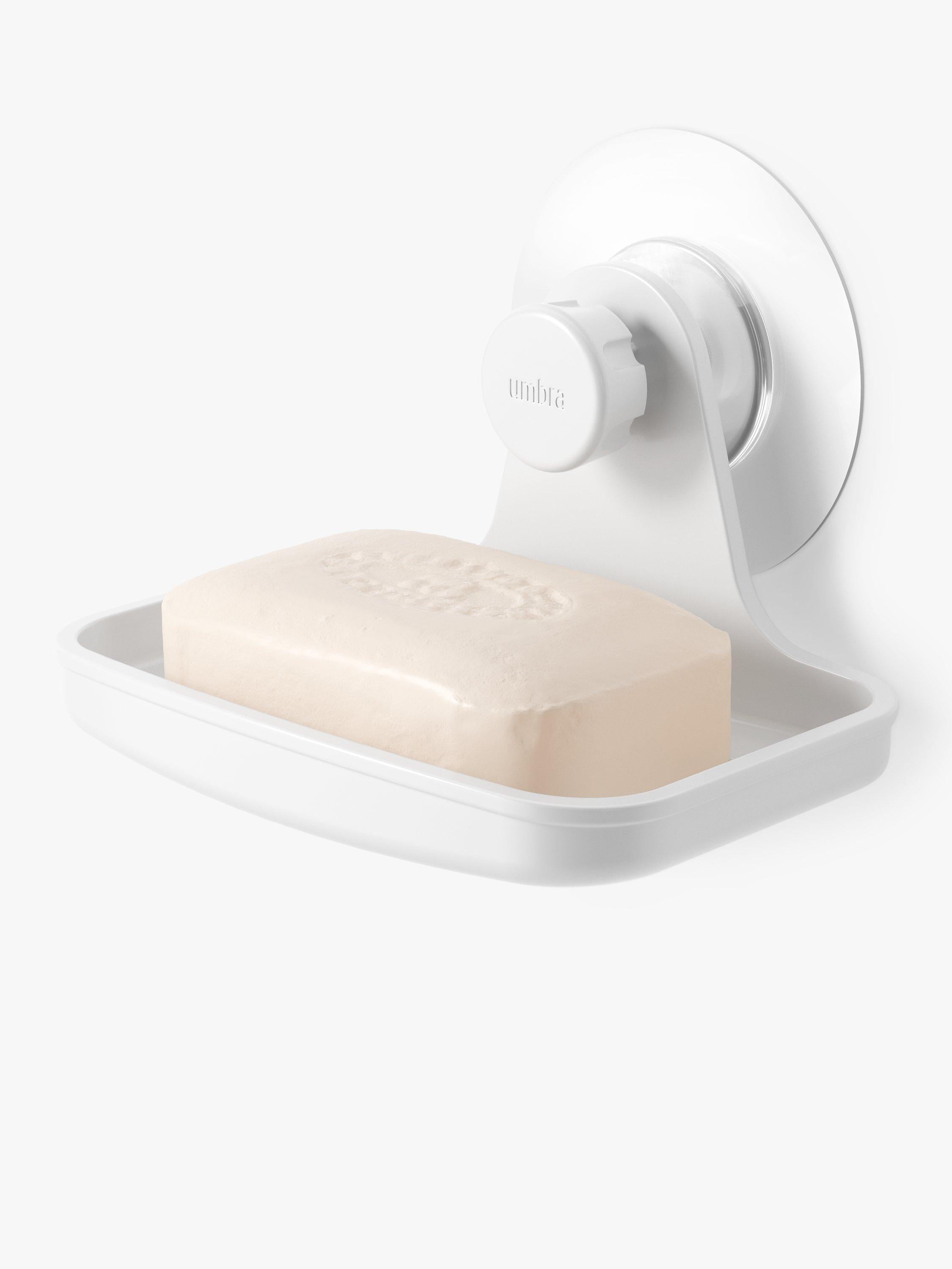 Umbra adhesive soap dish white (British brand)