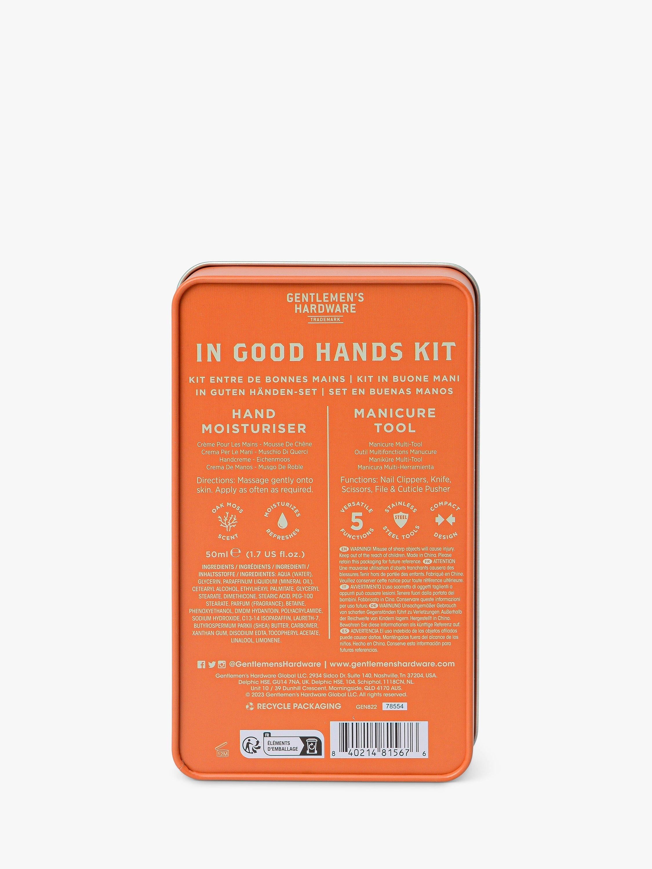 Gentlemen's Hardware Hand Care Kit Oak Moss 50ml, UK version