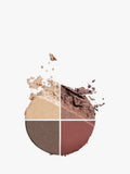 Clarins eyeshadow palette in Multi Browns - British product
