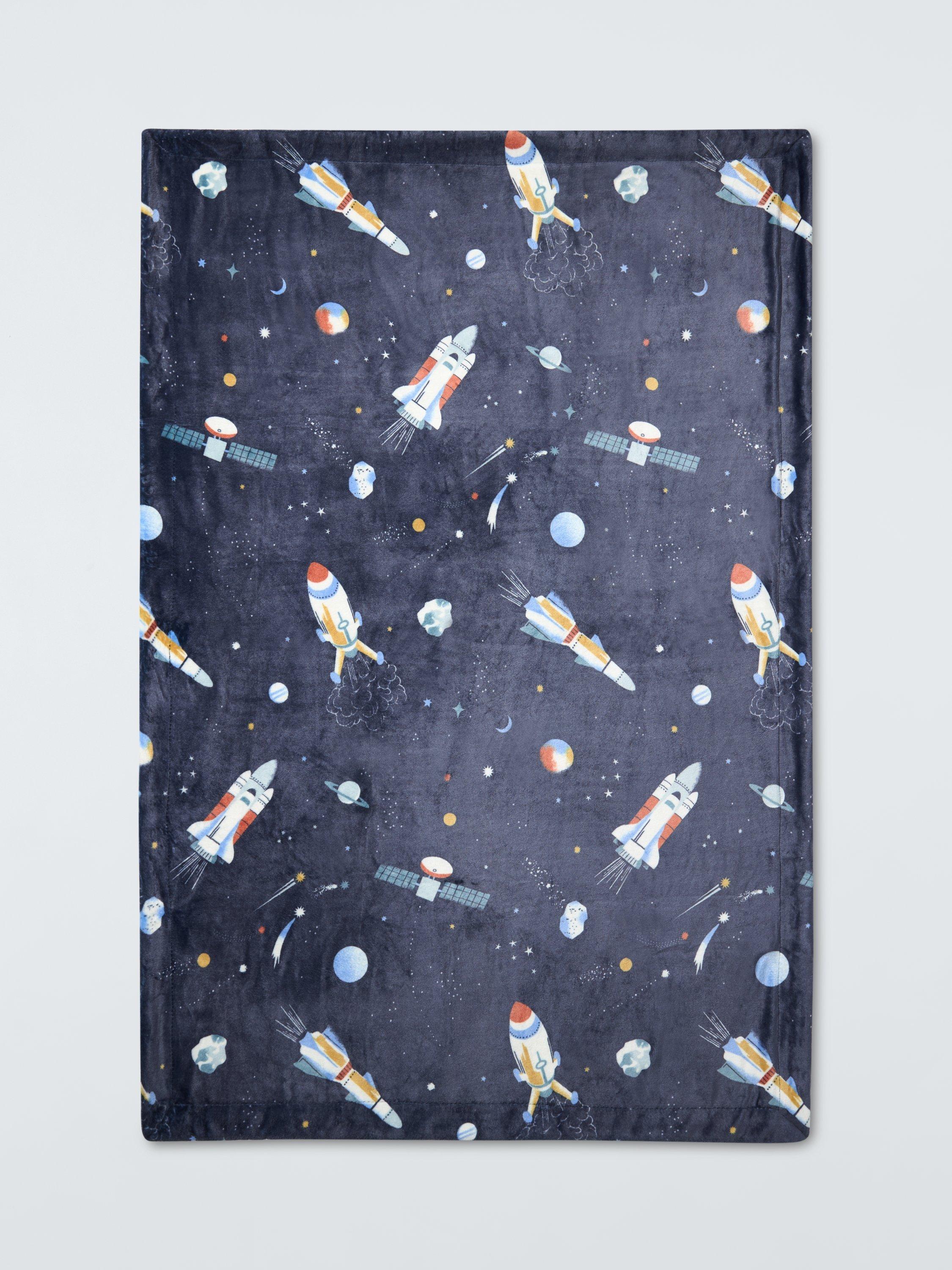 John Lewis kids fleece blanket navy - British product