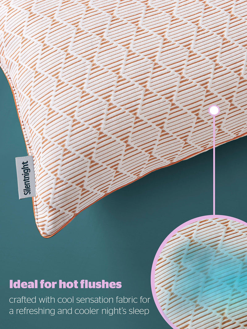 Silentnight cooling copper pillow medium firm (British brand)