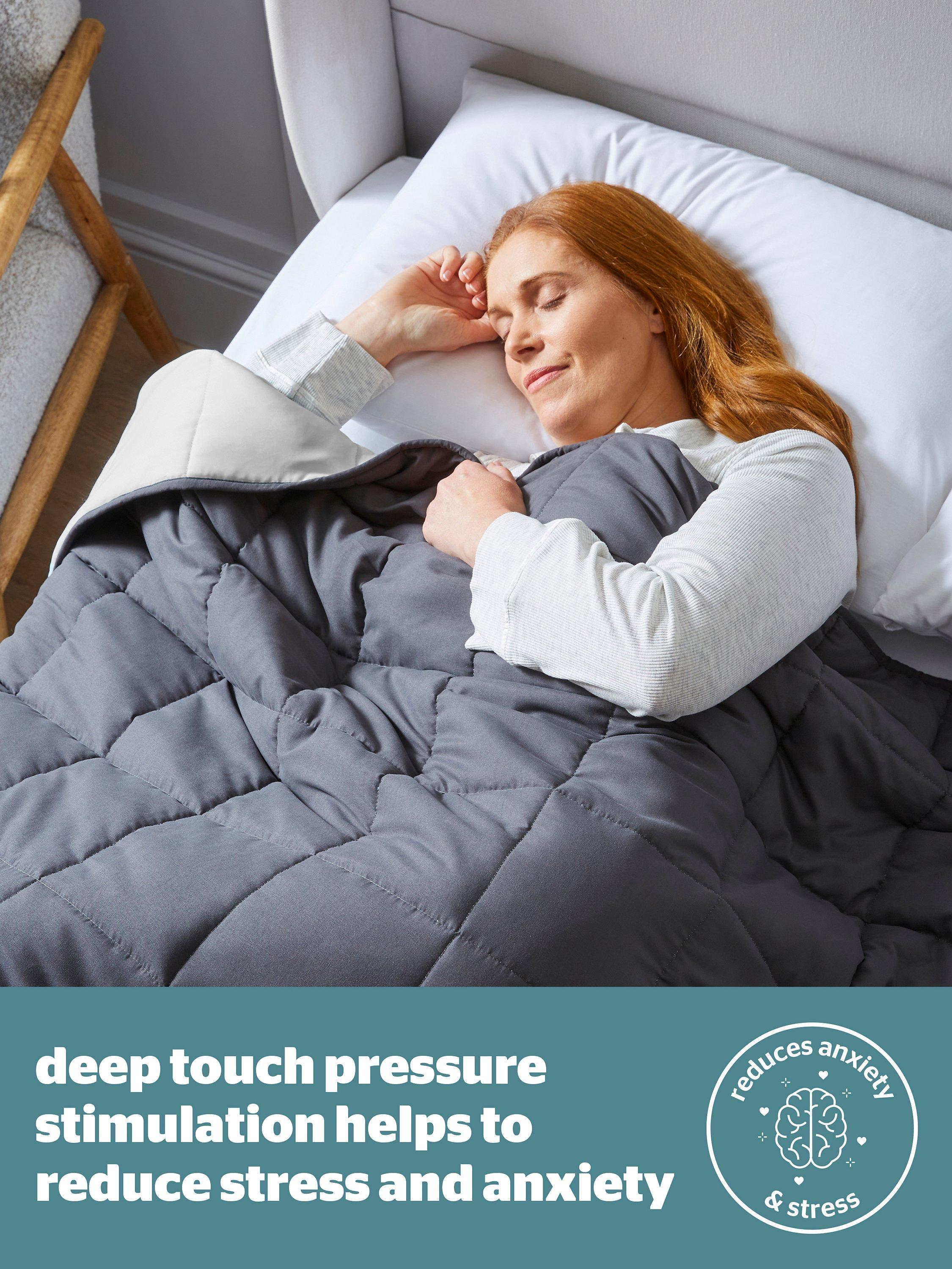 Silentnight weighted blanket Grey 6.8kg (British brand)