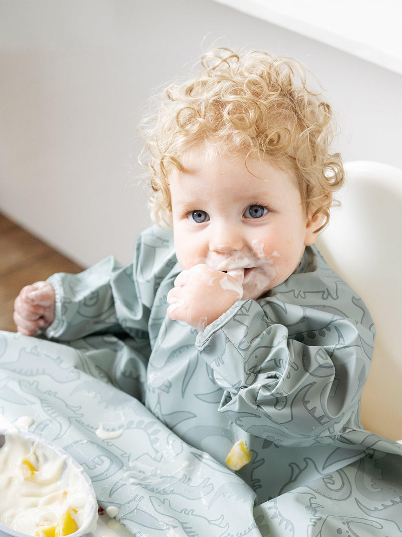 Bibado Coverall Weaning Bib with Dino design - British product