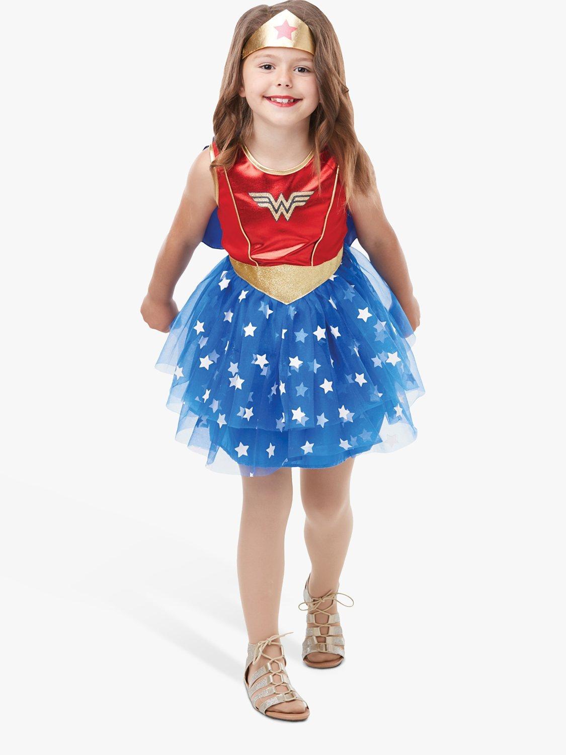 Rubies deluxe Wonder Woman costume for children, imported from the UK