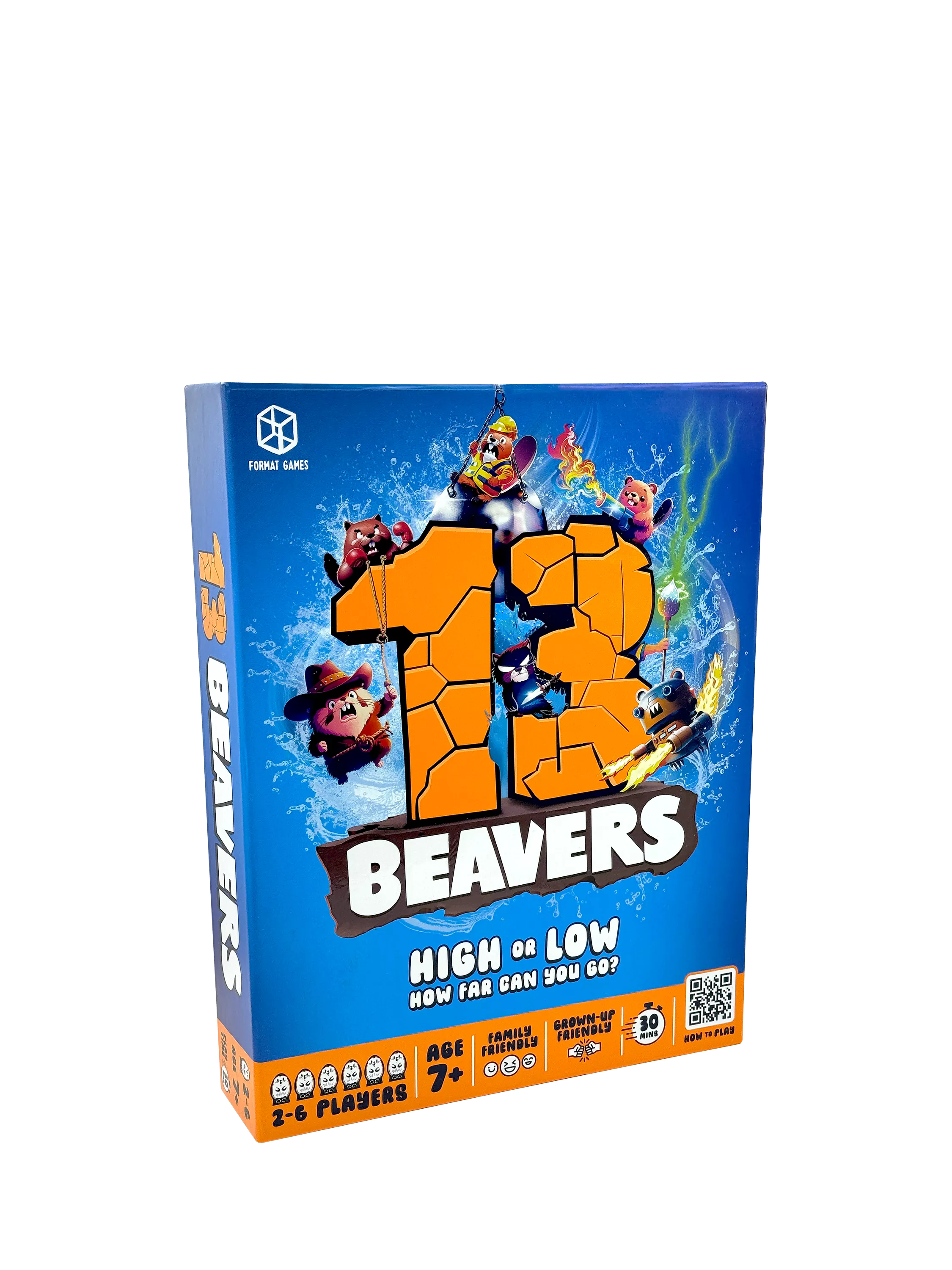 Asmodee 13 Beavers Game card game - British product